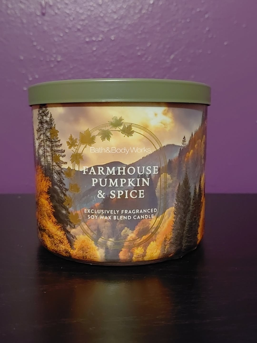 Bath & Body Works Farmhouse Pumpkin & Spice Candle